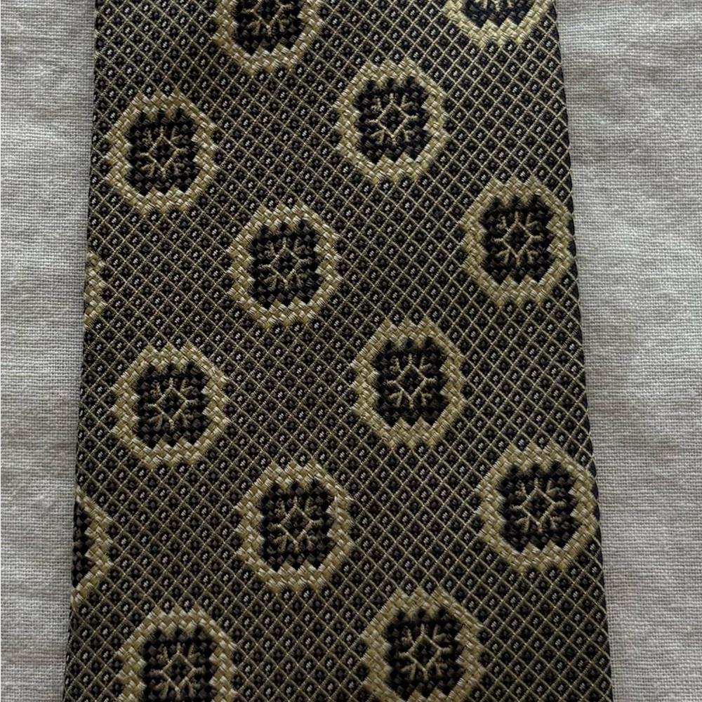 Grandpacore Vintage Caravaggio 100% Pure Italian Silk Neck Tie